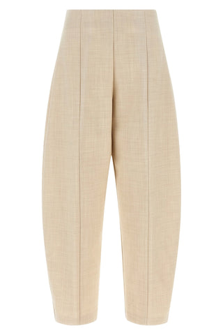 STRUCTURED WOOL BLEND TROUSER