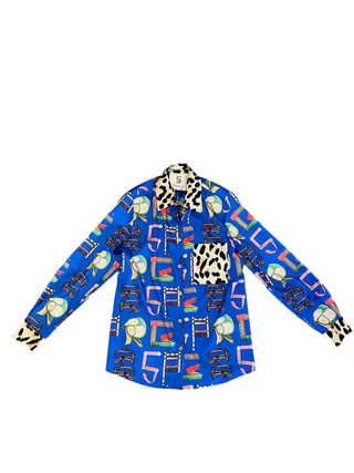 OVER PAILETTIES BLOUSE