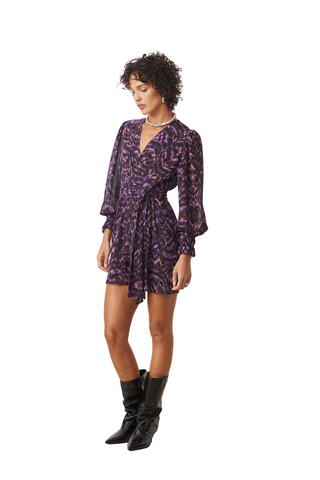 CRISTAL DRESS VIOLET