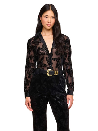 BLACK BUTTERFLY LAURENT BLOUSE