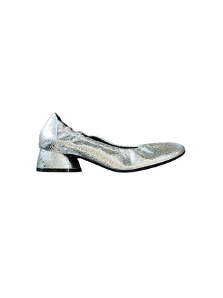 CRACKED LAME ARGENT