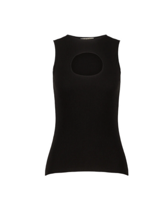 RIB TANK BLACK