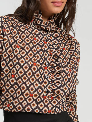LADYBUG TILE BLOUSE
