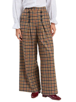 PLAID SAILOR PANT