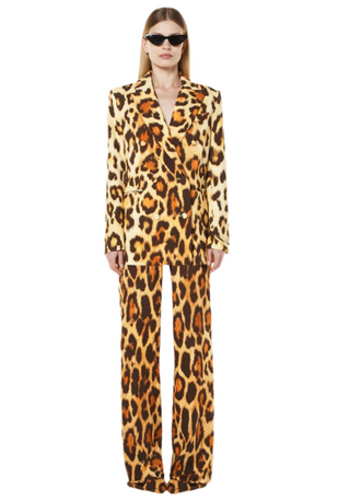 GREATA  LEOPARD BLAZER