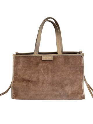 TAUPE SUEDE TOTE