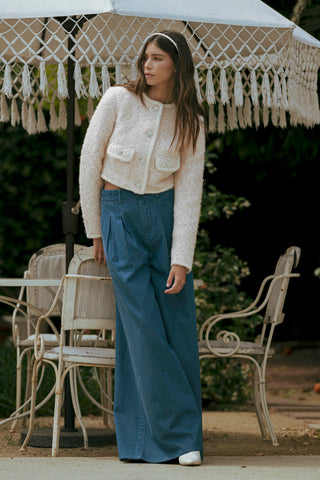 WIDE LEG DENIM
