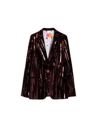 BRONZE SEQUIN JACKET