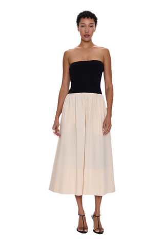 MAVO TUBE TOP DRESS Pepper Salt