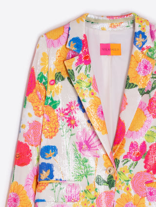 FLORAL BLAZER