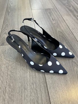 Polka Dot Sling Back
