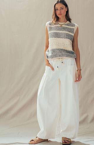 Rope Drawstring Balloon Pants