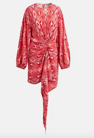 IFRENCH MINI DRESS RED ORANGE