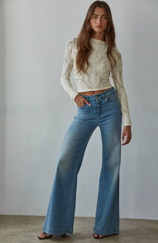 Knit Seamless Jacquard Top