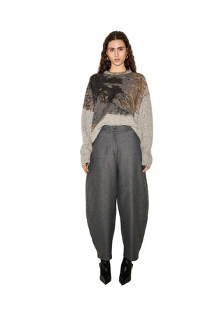 GREY MARBLE SWEATER