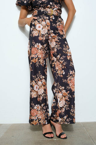 Floral Wide Leg Pant