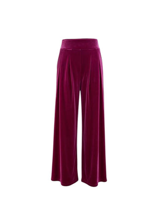 FUSCHIA VELVET PANT