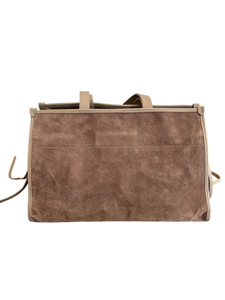 TAUPE SUEDE TOTE