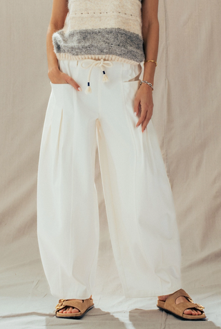 Rope Drawstring Balloon Pants