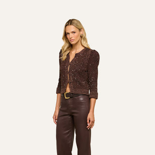 THISTLE SEQUINED CARDIGAN