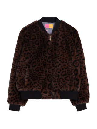LEOPARD BOMBER JACKET