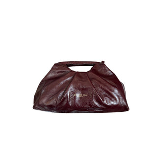Burgundy Leather Clutch Bag