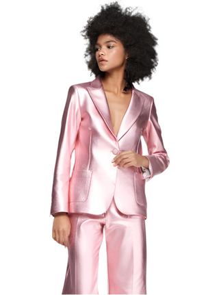 METALLIC ROSA BLAZER