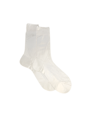 One Ribbed Laminated Socks