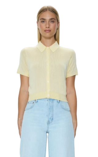 LUCCA TOP PALE YELLOW