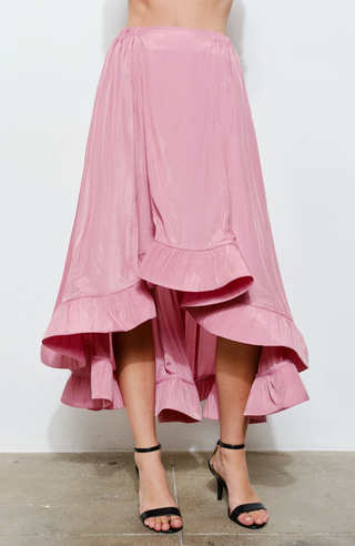 Shimmer Ruffle Skirt