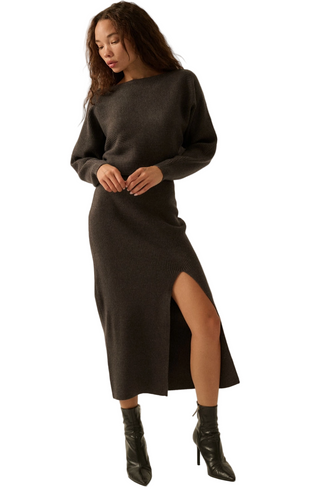 One-Shoulder Midi  Dress