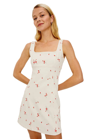 ALTADENA DRESS ECRU FLORAL