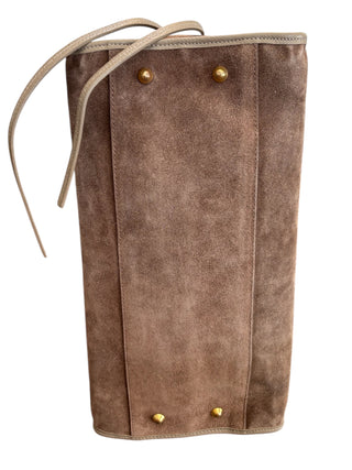 TAUPE SUEDE TOTE