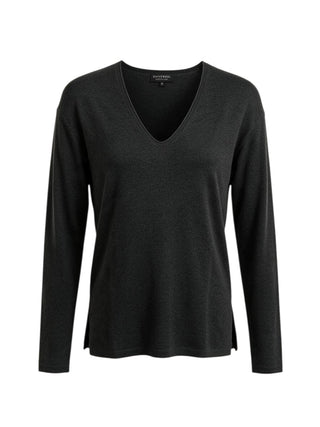 L/S VNCK TSHIRT ANTHRACITE