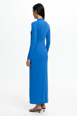 DYLAN LONG SLEEVE MAXI DRESS COSMIC BLUE