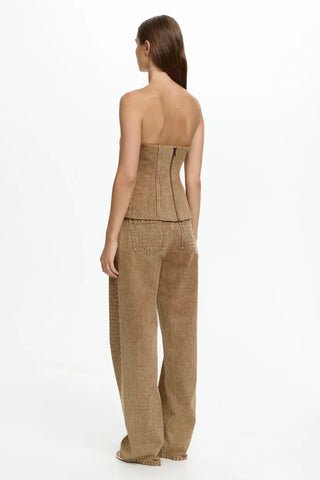 MIRHA STRAPLESS TOP