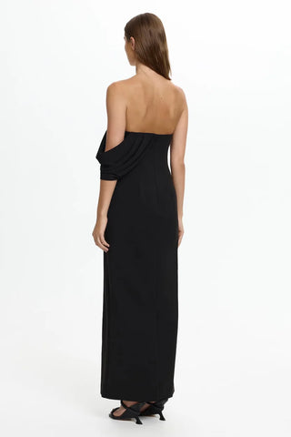 EDDA ASYMMETRIC SLEEVE DRESS