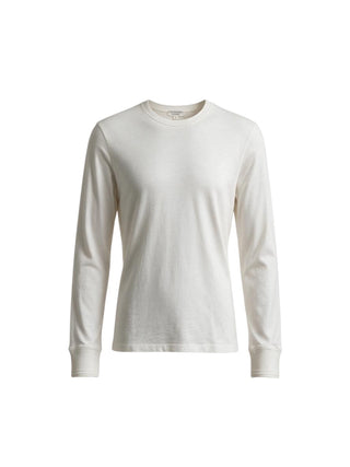 L/S CREW T SHIRT BLANC