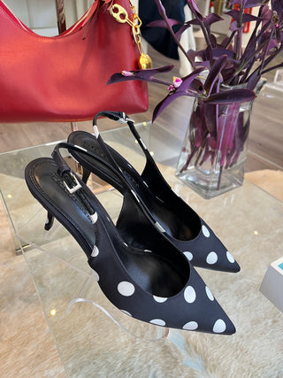 Polka Dot Sling Back