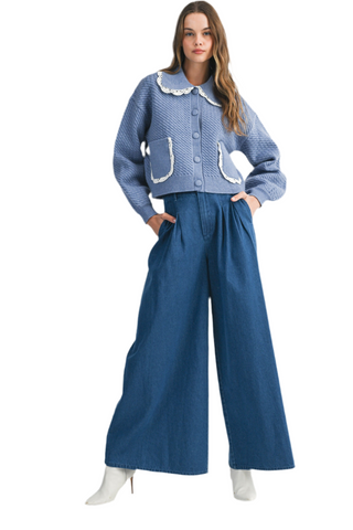 WIDE LEG DENIM