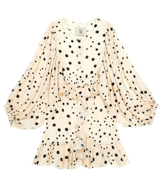 15001 BALOON DRESS CREAM