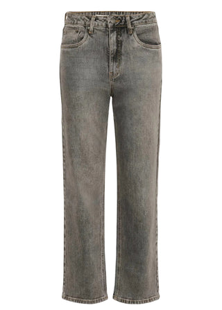 GZjade HW straight jeans washed light grey