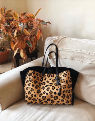 LEOPARD KINGSBRIDGE TOTE