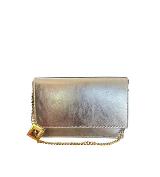 Fold over silver BAG