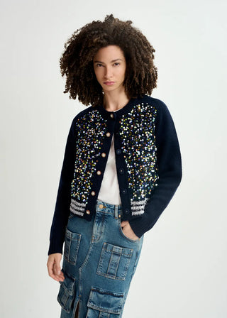 SEQUIN CARDIGAN