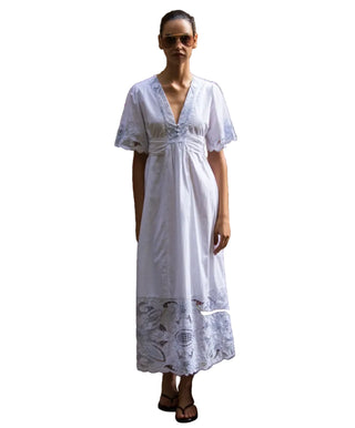 HAWTHORN DRESS WHITE DENIM