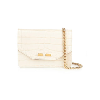 SAMUEL BAG in LATTE CROC