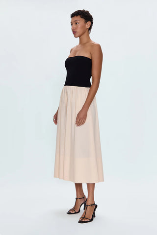 MAVO TUBE TOP DRESS Pepper Salt