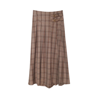 CASINI SKIRT MOCHA PLAID
