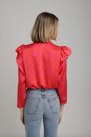 PEGGY PINK BLOUSE